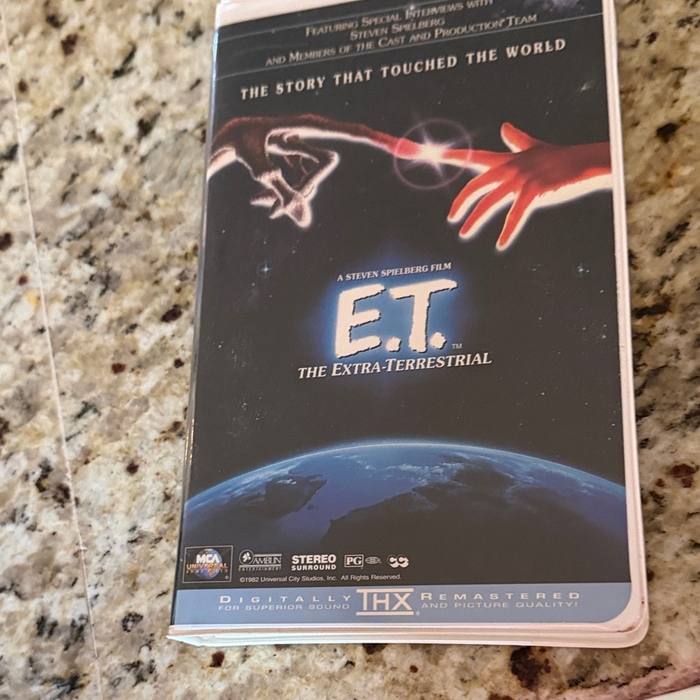 E.T. The Extra-Terrestrial VHS Tape